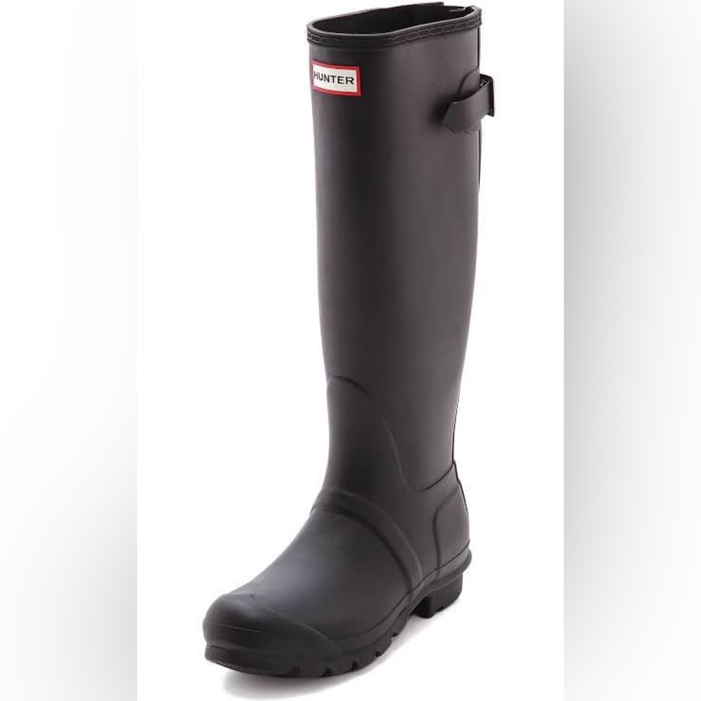 Tall Black Hunter Rain Boots